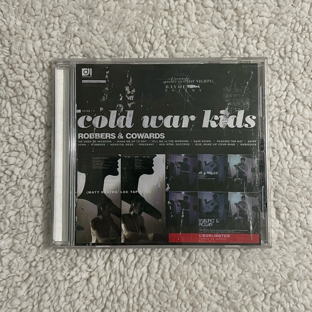 Cold War Kids CD Robbers and Cowards Album Cold War Kids Album (2006)